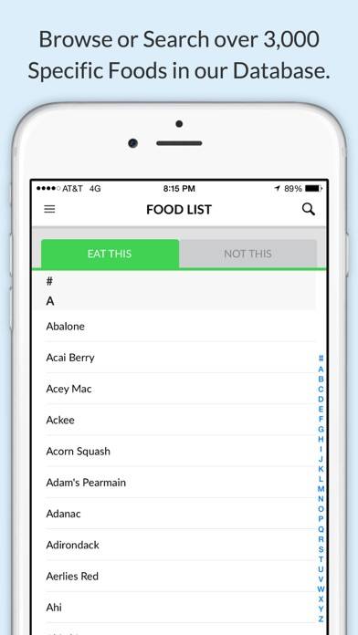 Paleo (io) Captura de pantalla de la aplicación