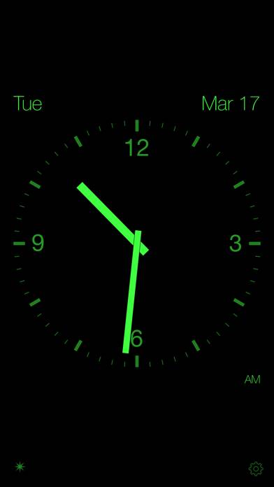 Disappearing Bedside Clock App screenshot #1