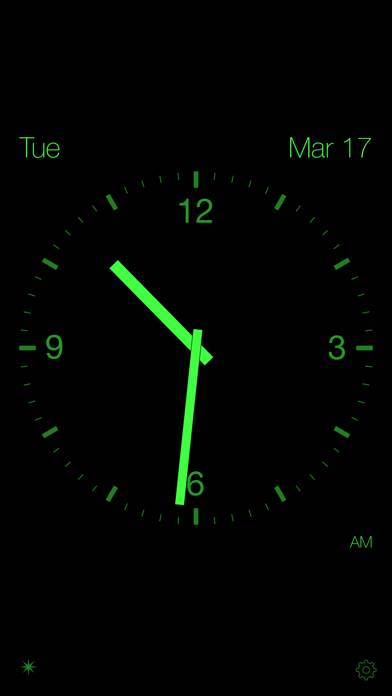 Disappearing Bedside Clock screenshot