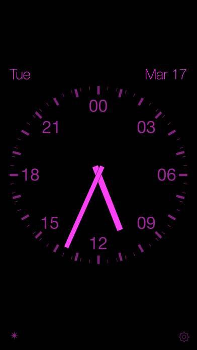 Disappearing Bedside Clock App screenshot #4