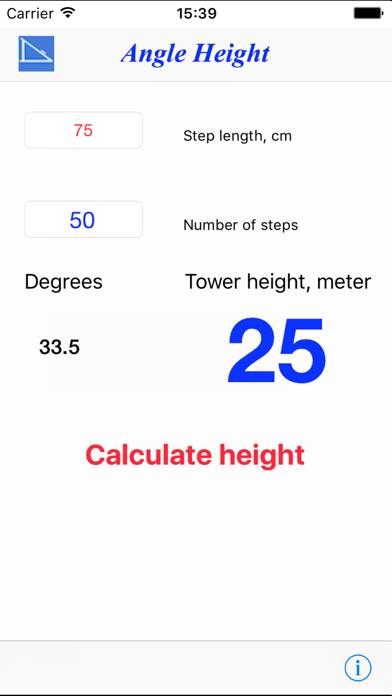 Angle Height skärmdump