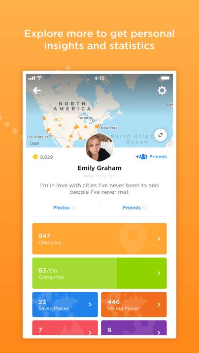Foursquare Swarm: Check-in App Uygulama ekran görüntüsü #6