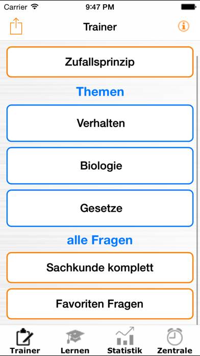 Sachkunde Trainer Landeshundegesetz App-Screenshot #2