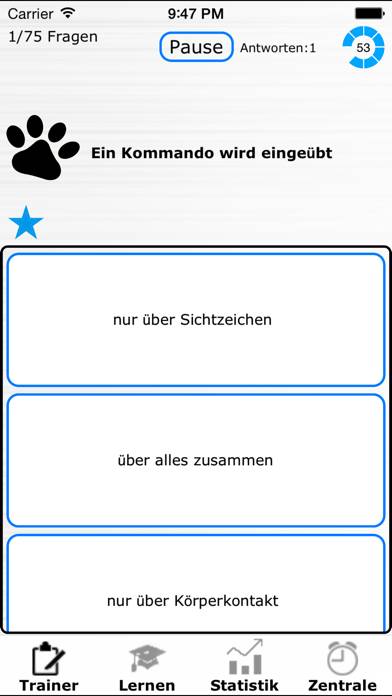 Sachkunde Trainer Landeshundegesetz App-Screenshot #4