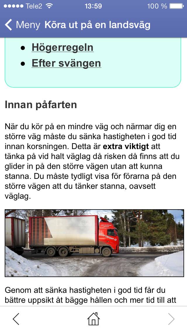 IKörkort Lastbil App screenshot