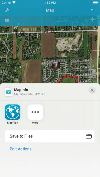 MapPlan App skärmdump #2