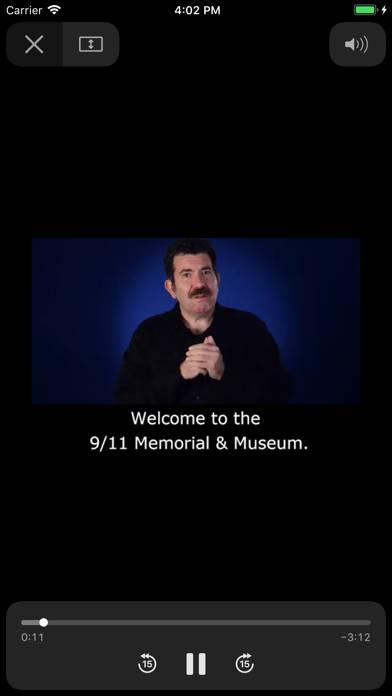 9/11 Museum Audio Guide Captura de pantalla de la aplicación #6
