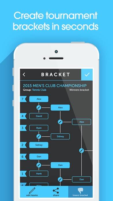 My Bracket plus Tournament Manager for Amateur Sports App screenshot #1