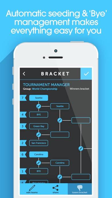 My Bracket plus Tournament Manager for Amateur Sports Capture d'écran de l'application #3