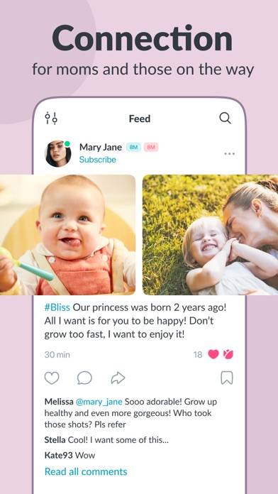 Pregnancy Tracker Mom.Life App Скриншот приложения #2