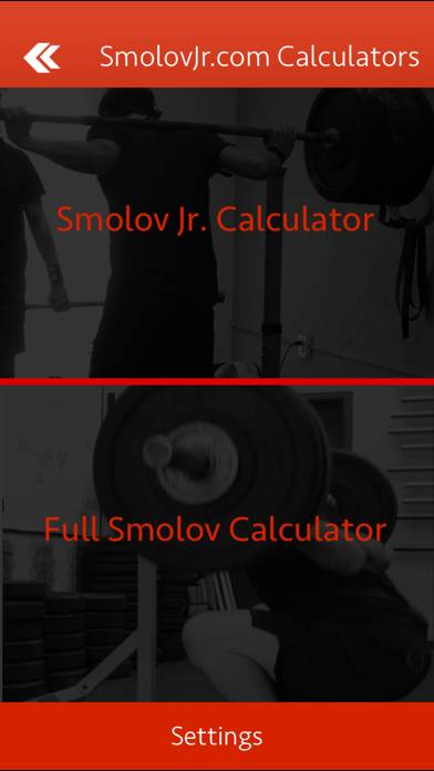 Smolov Squat Calculator Captura de pantalla de la aplicación #1
