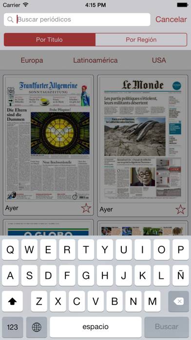 Kiosko.net App screenshot