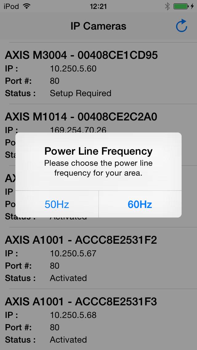 IP Utility For Axis Cameras App screenshot #3