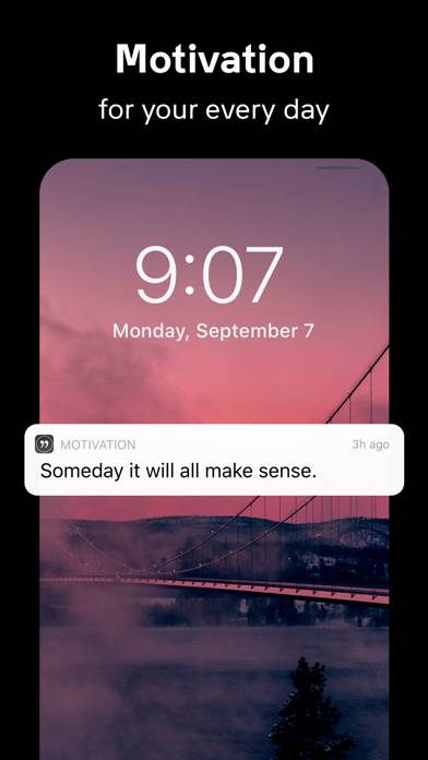 Motivation Schermata dell'app #1