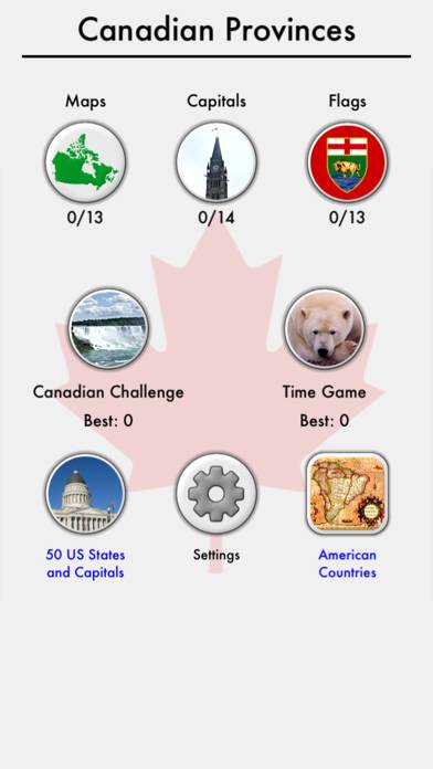 Canadian Provinces and Territories: Quiz of Canada App screenshot #3
