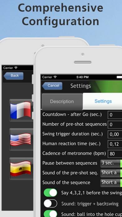 Mobile Golf Tempo App screenshot #3