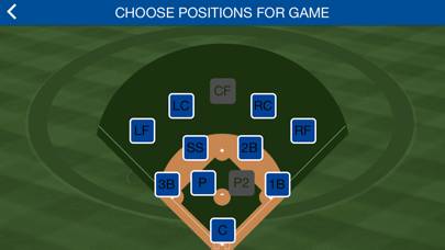 Play Ball Lineup  - Youth Baseball and Softball Lineup Maker screenshot