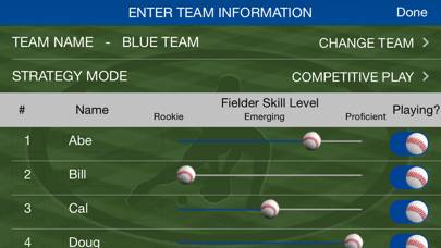 Play Ball Lineup App screenshot #3