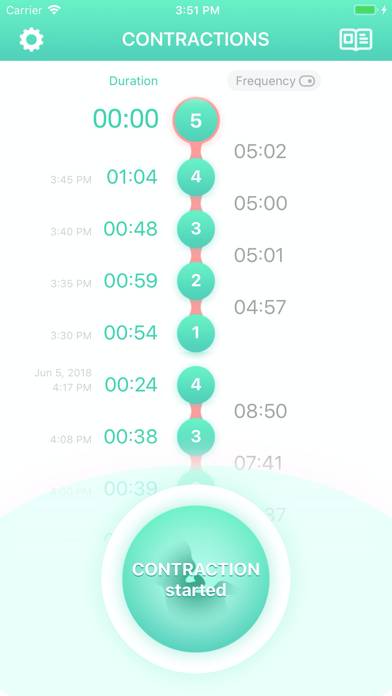 Contraction Timer & Counter 9m App-Screenshot #3