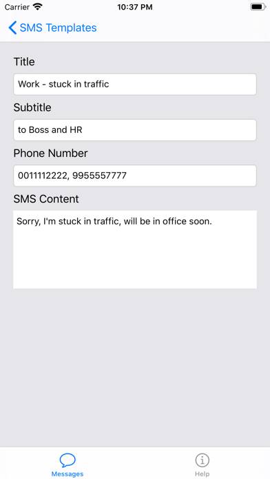 QuickSMS App screenshot