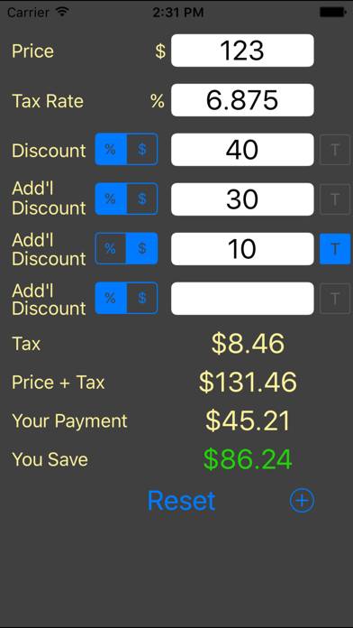 Smart Discount Calculator App screenshot #1