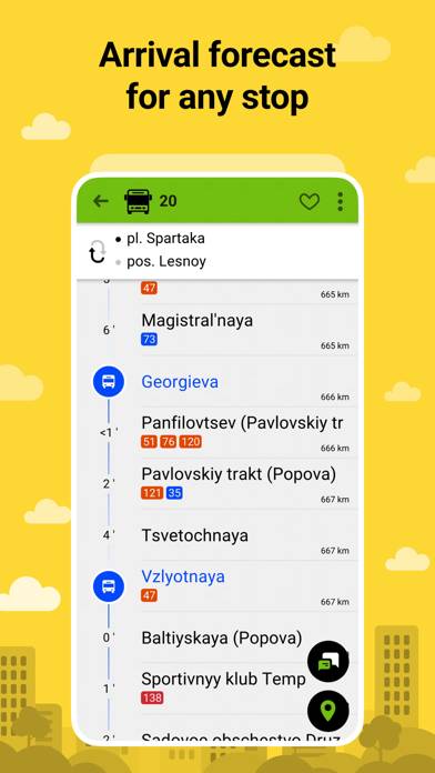 Bustime: Transport online App screenshot #4