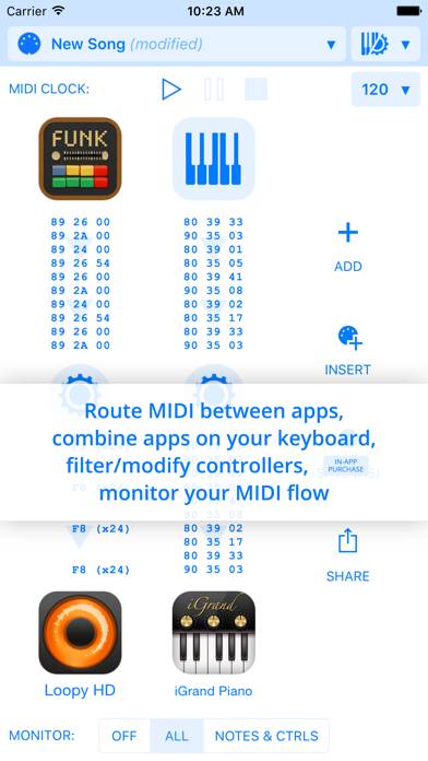 Midiflow App-Screenshot #1