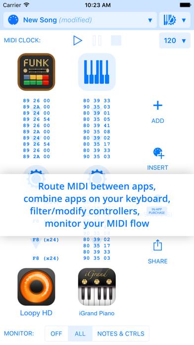 Midiflow capture d'écran