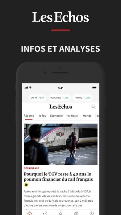 Les Echos, l'actualité éco App screenshot #1