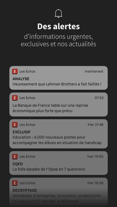Les Echos, l'actualité éco App screenshot #5
