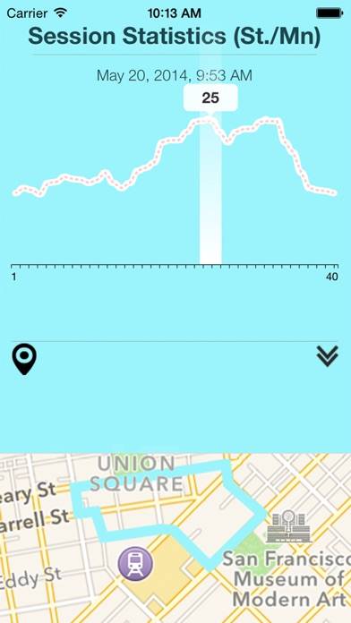 GPS Pedometer plus Running Tracker Schermata dell'app #2