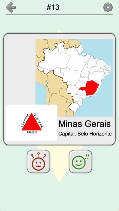 Brazilian States Скриншот приложения #4
