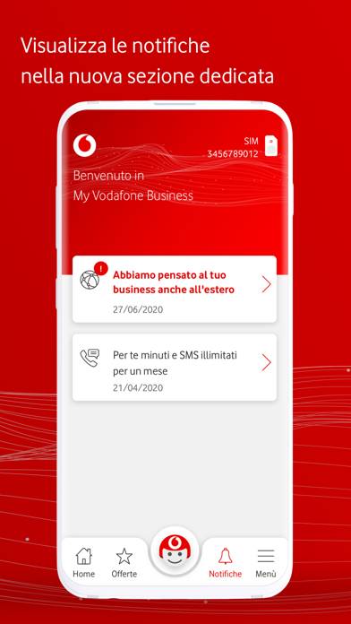 My Vodafone Business Schermata dell'app #3