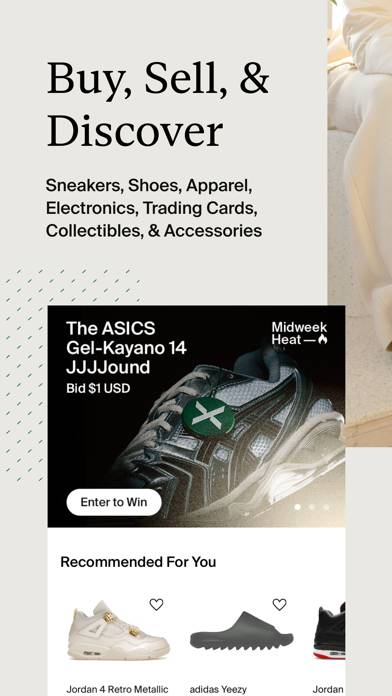 StockX Shop Sneakers & Apparel Capture d'écran de l'application #1