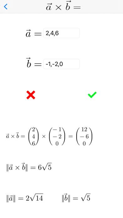 Vector calculator Math Physics Schermata dell'app #1