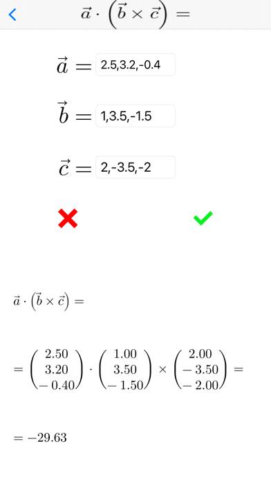 Vector calculator Math Physics Schermata dell'app #6
