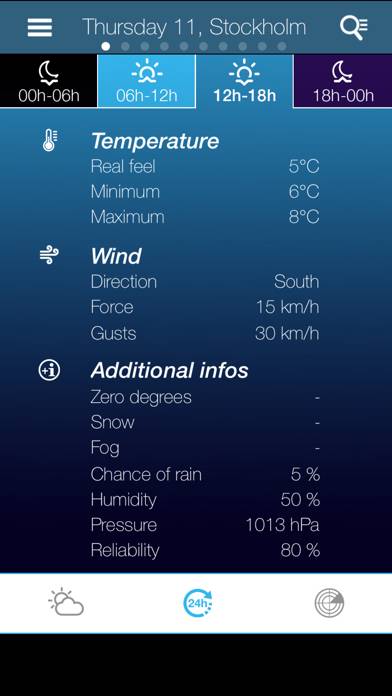 Weather for Sweden App screenshot #3