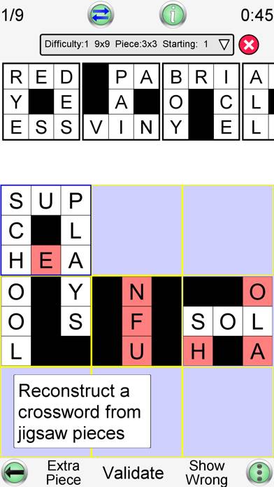 Jigsaw Crossword plus App screenshot #2