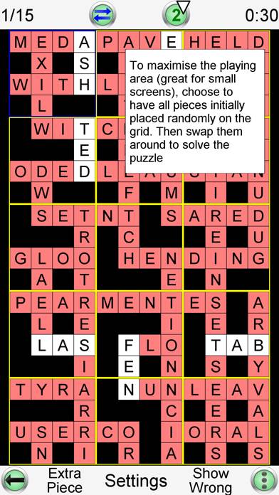 Jigsaw Crossword plus App screenshot #4