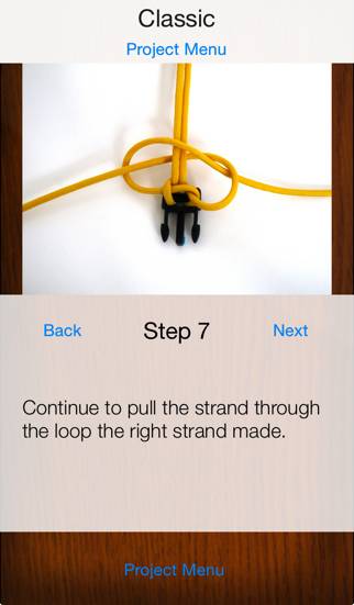 Paracord Step-by-Step Captura de pantalla de la aplicación #2