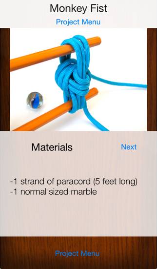 Paracord Step-by-Step Captura de pantalla de la aplicación #3