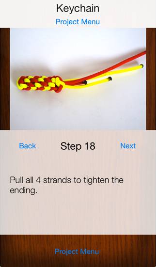 Paracord Step-by-Step Captura de pantalla de la aplicación #4