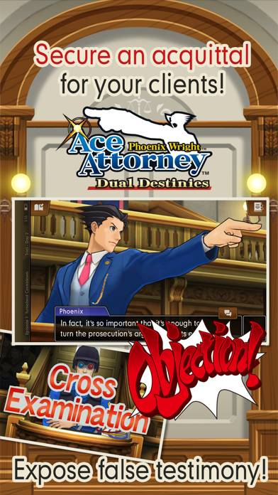 Ace Attorney: Dual Destinies Uygulama ekran görüntüsü #1
