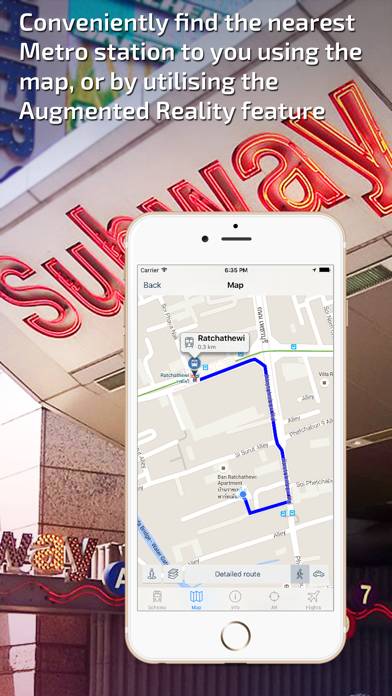 Bangkok Metro Guide and MRT/BTS Route Planner App screenshot #4