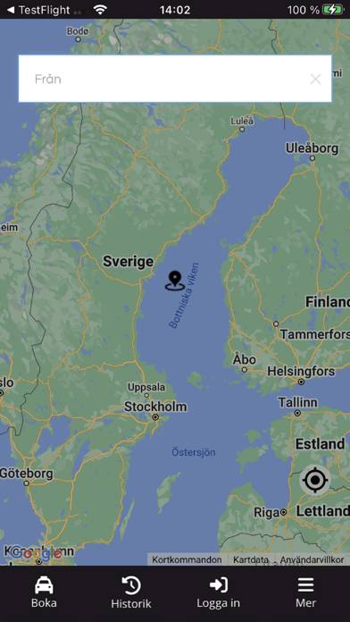 Taxi Gotland App screenshot #1