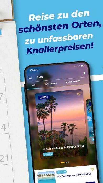 Urlaubstracker: Reisedeals screenshot