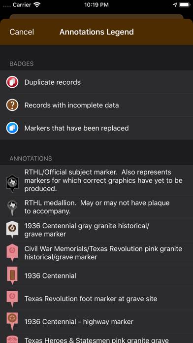 Texas Historical Marker Guide App screenshot #5
