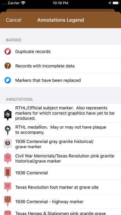 Texas Historical Marker Guide App screenshot #6