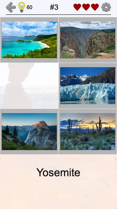 National Parks of the US: Quiz Schermata dell'app #2