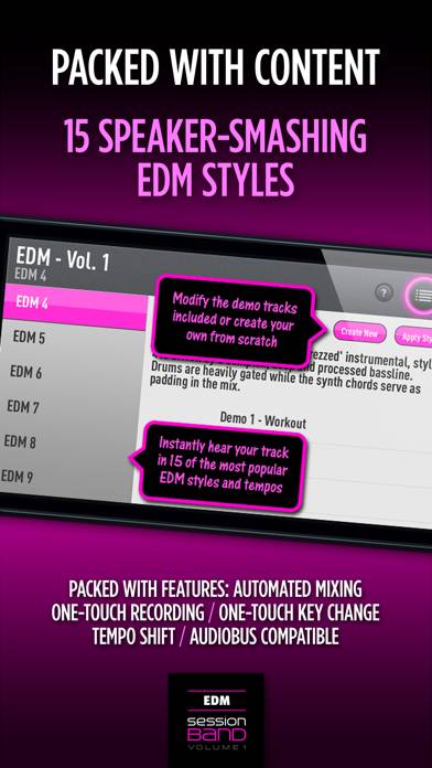 SessionBand EDM 1 App-Screenshot #4